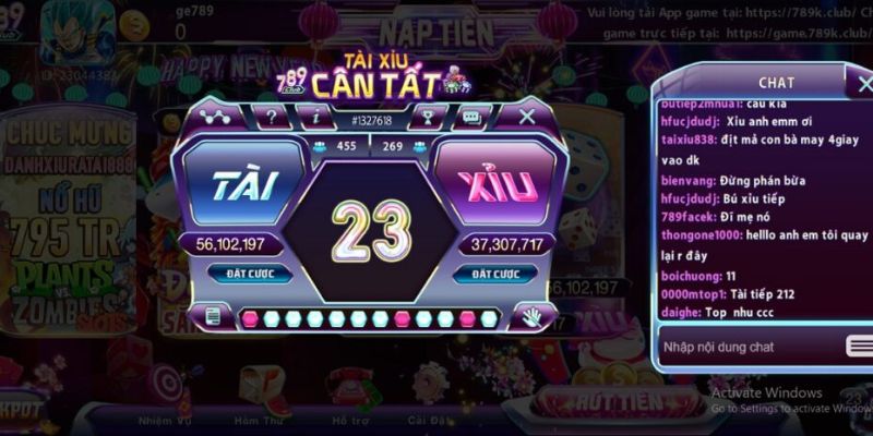 Hướng dẫn tham gia game 789club tài xỉu